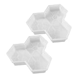 ifundom 2stücke Pflasterform Für Beton Ahornblatt-form Silikongummiform Für Gehweg Terrasse Garten Outdoor Diy Wiederverwendbar Und Langlebig