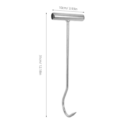 Extractor de tapas de alcantarilla con ganchos resistentes de acero 2