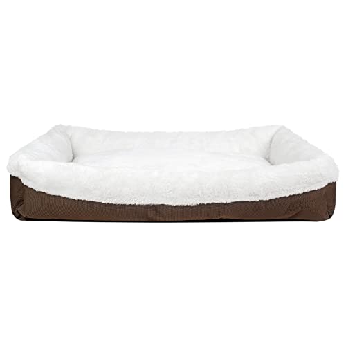 Long Rich Durable Two Tone Color Oxford Pet Bed, Large, By Happycare Textiles #TOP22