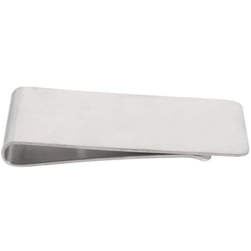 Cartera de metal Beaupretty fina con pinza para billetes masculina de alta resistencia