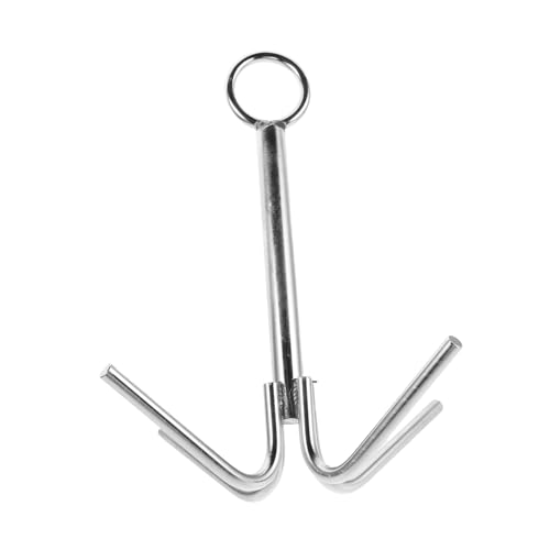 Crochet d'ancre marine robuste Toddmomy, ancre grappin en acier pour amarrage de bateau