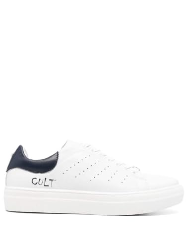 Baskets Cult Lemmy Homme Blanc et Bleu idéales pour vos sorties en ville