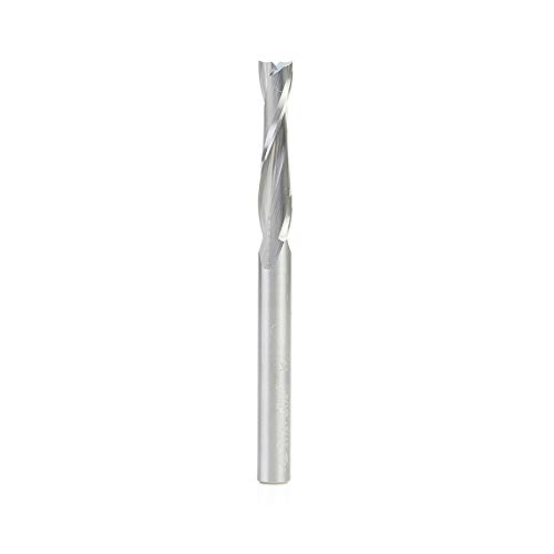 Amana Tool - 51767 Solid Carbide CNC Spiral Double 'O' Flute, Plastic Cutting 1/4 Dia x 1-