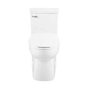 Swiss Madison Well Made Forever SM-1T116 Classe One Piece Toilet with Front Flush Handle 1.28gpf, Glossy White Swiss Madison Well Made Forever SM 1T116 Classe One Piece Toilet with Front Flush Handle 128gpf Glossy White