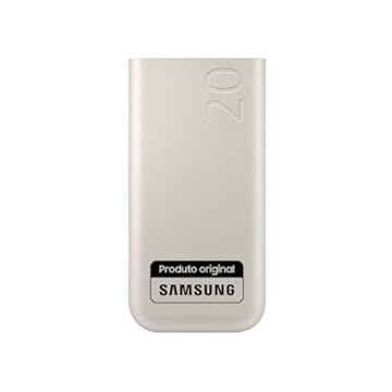 Samsung Bateria Carregador Portatil 3x USB-C 20000mAh Super Rapida 45W - Bege