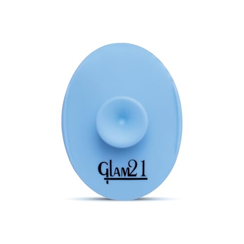 Glam21 Silicone Face Cleanser Scrubber for Soft Exfoliating Cleansing and Massaging Tool Face Massage Blackhead, Dull & Pollution Removing | Skin Hygiene (Small)