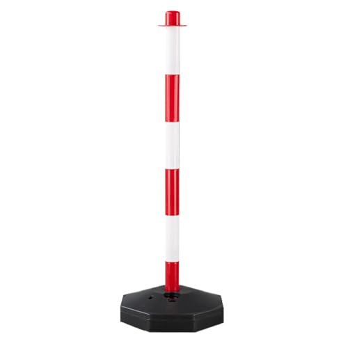 Traffic Warning Column - Crossing Sign Traffic Pile Reflective Movable | Traffic Delineator Post Cones | Adjustable Safety Barriers Warning Column for Construction | Vehicle Restrictions