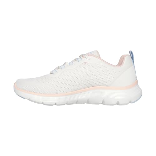 Skechers Flex Appeal 5.0, Zapatillas de Deporte Mujer, Natural, 38 EU