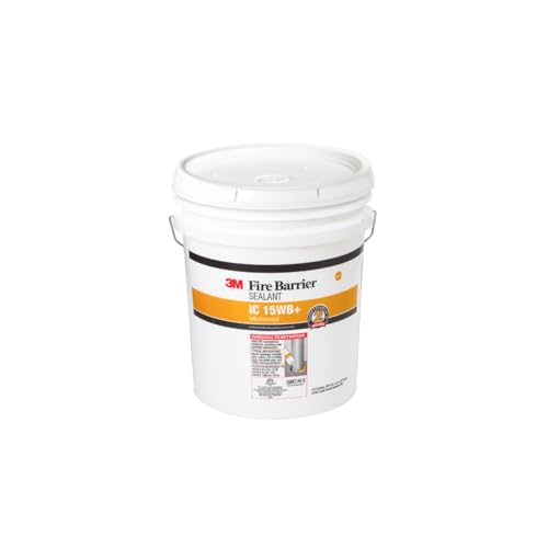 3M Fire Barrier Sealant IC 15WB+, Yellow Color, 4.5 Gallon Drum (Pail)