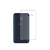  Vaxson 2 Stück Rückseite Schutzfolie, kompatibel mit Alcatel One Touch Pop D3 4035X, Backcover Skin TPU Folie [nicht gehärtetem Glas/nicht Front Displayschutzfolie]