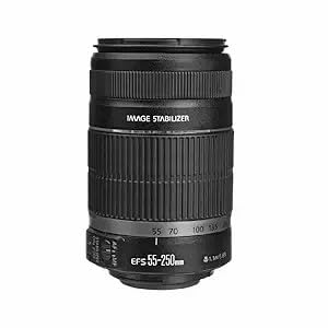 EF-S 55-250MM F/4-5.6 is II Zoom Lens for Canon 1500D, 3000D, 200D, 250D, 600D, 750D, 1000D, 1200D, 1300D, DSLR Camera