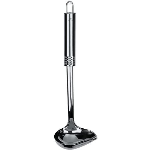 Fackelmann Nirosta 40467 Chochla do Sosu z Owalnym Uchwytem, Stal Nierdzewna 29 cm
