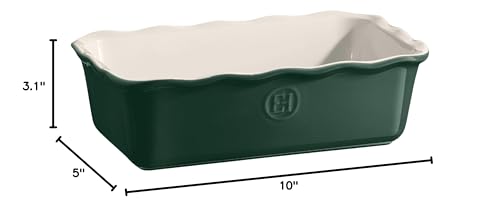 Emile Henry Made in France Modern Classics Loaf Dish, Evergreen