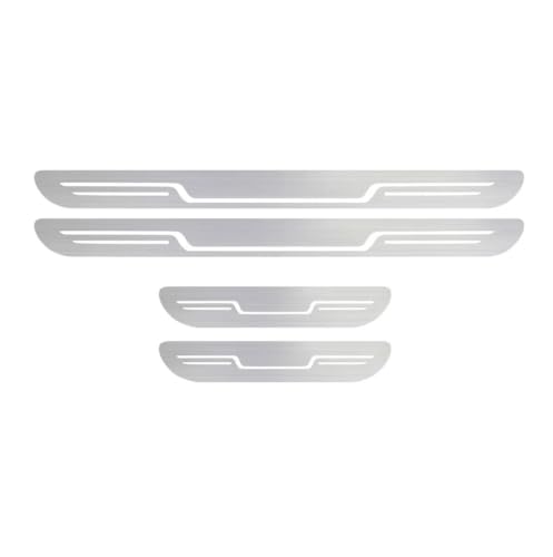 Protecteurs de seuil en acier inox Porsche Macan Electric Silver C - 2