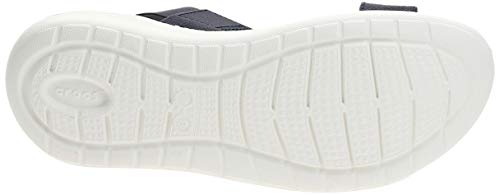 Sandália, Crocs, Literide Sandal, Navy/White, 36, Feminino