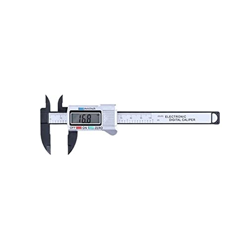 デジタルノギス バーニアデジタルキャリパー6インチ電子100mmマイクロメートル定規測定器の木工ツール150mm 0.1mm(Silver 0-100mm)