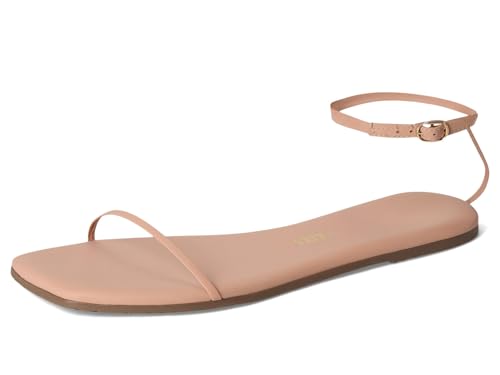 TKEES Women's Square Toe Twiggy Flat Sandal 7