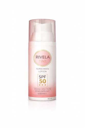Image of Tint Sunscreen Lotion SPF 50 | Broad Spectrum | Lightweight Tinted Formula | Vitamin E & Liquid Crystal Technology | 50ml (Tint SPF 50)