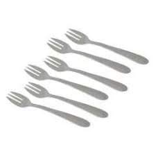 Image secondaire de PRADEL Lot de 6 fourchettes à huîtres INOX