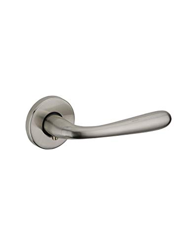 THIRARD Serrurerie de Picardie - Béquille double JUNON nickel satin (sans rosaces)