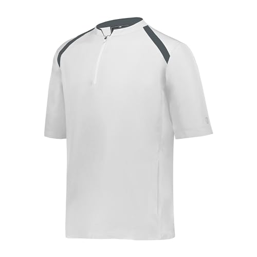 Holloway Boys Clubhouse Short Sleeve Pullover Cage Jacket