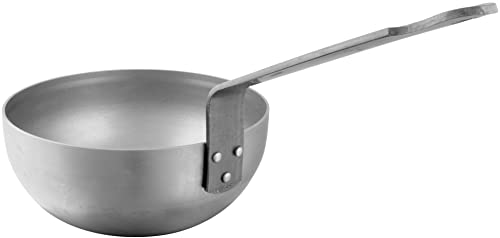 Mauviel M'Steel Black Carbon Natural Nonstick Chef Pan With Iron Handle, 3.4-qt, Suitable For All Cooking Surfaces, Made in France