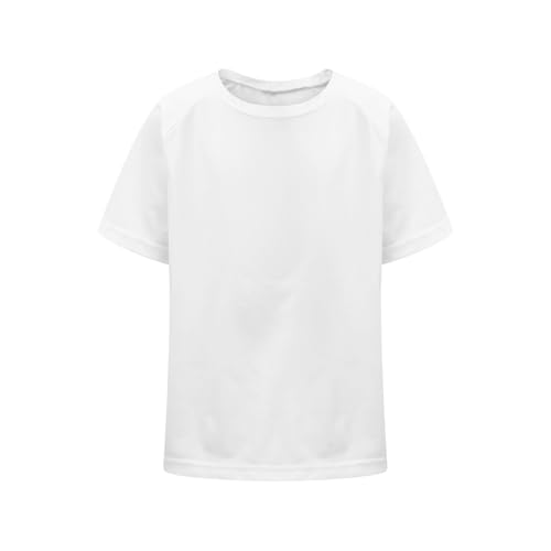 Kids Boys Girls Crewneck Solid T-Shirts Short Sleeve Basic Tees Teens Casual Loose Fit Shirts Summer Trendy Baggy Crop Tops3