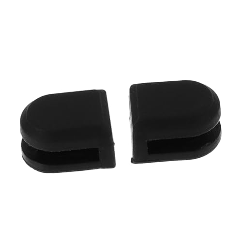 Unomor 2 Pcs Record Player Cover Cushion Shock Pad Silicone Collision Pad for Vibration Damping Sound Isolati