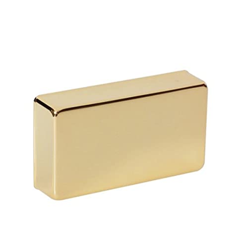 LALADEFIEE エレキギター用密閉型ハムバッカーピックアップカバー ゴールド 硬質銅合金メッキ材質