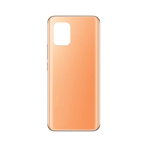 Vitre arrière Xiaomi Mi 10 Lite pour réparer un dos de smartphone orange