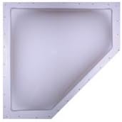 Bri-Rus NSL2412S Smoke 24" x 12" Neo Angle Skylight