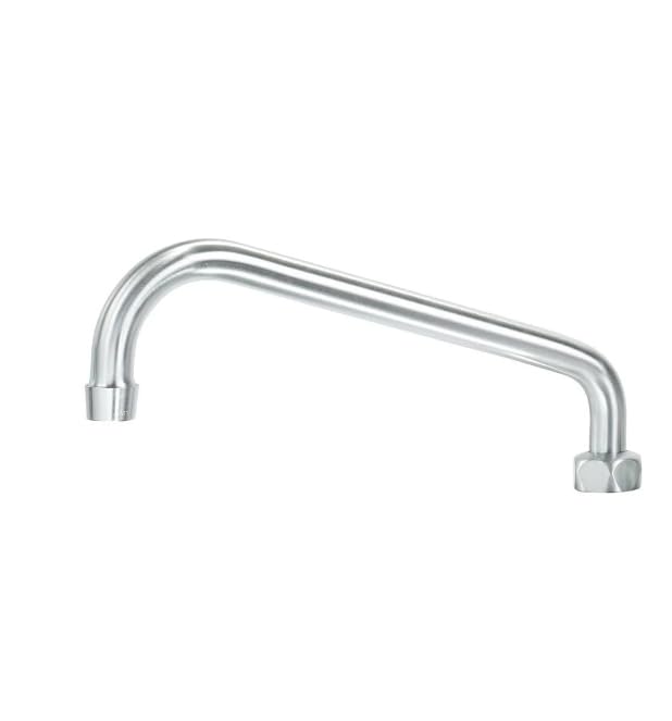 Krowne DX-422 Krowne Diamond Series, 10" Swing Spout, 1.8GPM Aerator, Ultra-Polish Satin Finish, Solid Chrome Plated Brass Body, Fits All Diamond Series Faucets, Double O-Ring Construction