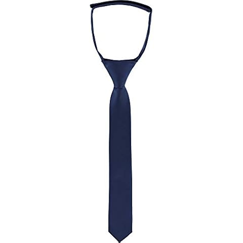 Ladeheid Kinder Jungen Krawatte KJ (31cm x 4cm, Navy blau) Cover