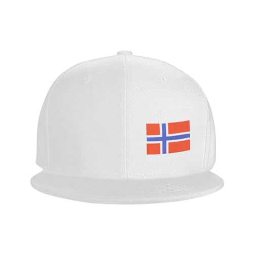Norwegian Flag Adjustable Outdoor Baseball Hat Flat Hat3