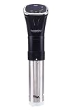 Heidenfeld WiFi Sous Vide Garer HF-SV300 - 𝟯 𝐉𝐀𝐇𝐑𝐄 𝐆𝐀𝐑𝐀𝐍𝐓𝐈𝐄 auf Sous Vide Stick - App Steuerung - 1.200 Watt - 8 - 10 Liter / Minute - 3600 U/m - Sous-Vide Garer (Silber)