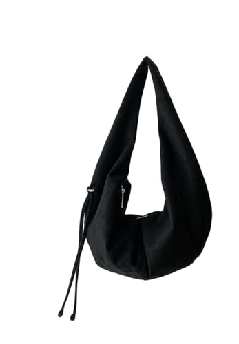 Trendy Faux Suede Crossbody Bag for Women Shoulder Bag Vintage Handbag Slouchy Satchel Trendy Shoulder Purse 2025