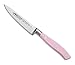 Arcos Serie Riviera Rose, Cuchillo Mondador, Hoja de Acero Inoxidable Forjado Nitrum 100 mm, Mango de Polioximetileno, POM Color Rosa