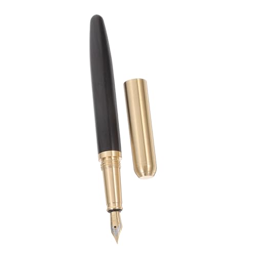 EXCEART 万年筆 カリグラフィー用 筆記用ペン 細字 ビジネスサイン 学校 備品 軽量 コンパクト 持ち運び 滑り止めデザイン アーティスト用 書道 おしゃれなペン 詰め替え式