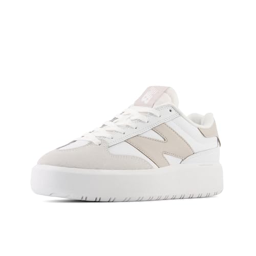 New Balance Tênis feminino CT302, Branco/Rosa, 38