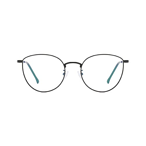 Unisex Retro Cat Eye Sunglasses with Photochromic Lens, Blue Light Blocking, Metal Frame, Full Rim2