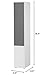 Bowers & Wilkins 704 S2 Floorstanding Loudspeaker - Slim & Compact Tower Speaker, Aerofoil Woofers with Flowport Technology, Standing Speaker for Home Stereo System, Satin White