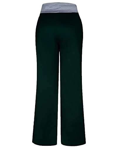 Image of NEWCOSPLAY Women's Comfy Pajama Pants Casual Drawstring Palazzo Lounge Wide Leg Pants