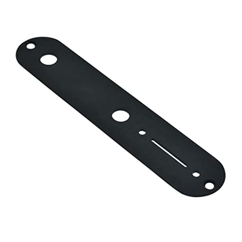 Plaque de commande pour guitare Telecaster américaine en métal noir