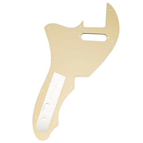 Musiclily Pro 11 Trous Pickguard pour Guitare électrique USA Fender 69 Tele Thinline Style, 4 plis Aged White Pearl - Les Beatles, Paul McCartney, John Lennon, RIngo Starr, George Harrison Musiclily Pro 11 Trous Pickguard pour Guitare électrique USA Fender 69 Tele Thinline Style, 4 plis Aged White Pearl – Image 4