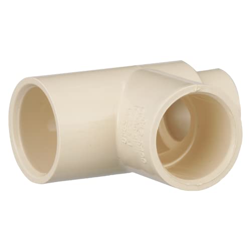 CHARLOTTE PIPE 3/4 x 1/2 x 3/4 CTS CPVC Reducer TEE HOT and Cold Water Distribution (100 Unit Box)