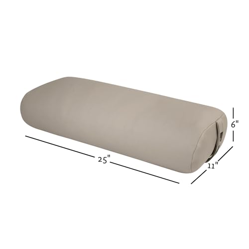 Image of Hugger Mugger Standard Yoga Bolster - Firm, Supportive, Handmade, Durable