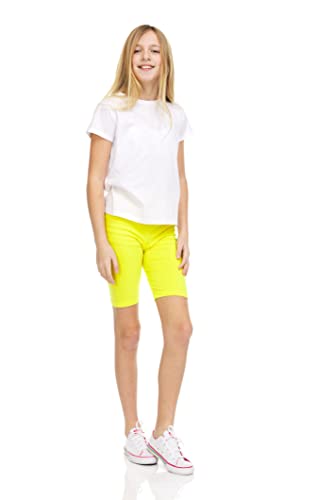 Pink Angel 8-Pack Girls Bike Shorts – Breathable Cotton Spandex for Comfort All Day – Perfect for School, Play & Layering3