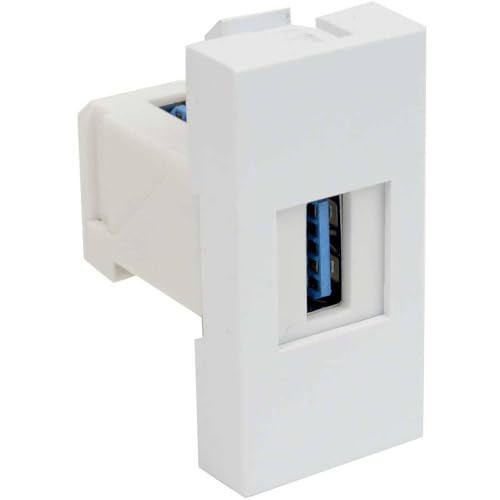 KOPOS QD 45X22.5-USB_HB Inserto de Dispositivo Módulo de Datos (An x H) 22.5mm x 45mm 1 Pieza(s) Blanco
