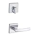 Kwikset 971SYLSQT-26D Kwikset 971SYLSQT Sydney Single Cylinder Keyed Entry Interior Pack with Square Rosette