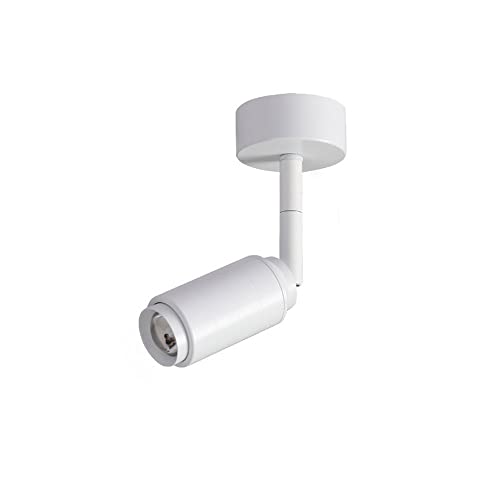 PUFAHAU Faretto da Soffitto Regolabile, Faretto da Superficie A LED, Faretto da Parete Orientabile, Luci per Quadri in Alluminio E Mini Faretti da Soffitto per Corridoio/Nero（White4000K-10W）